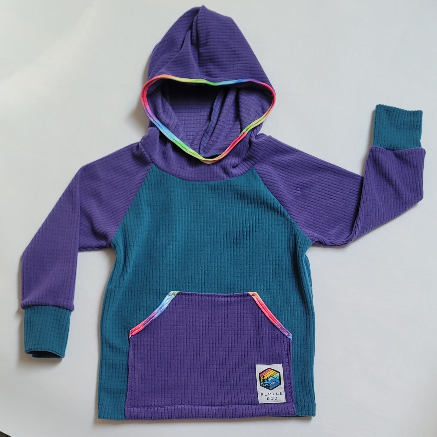 Custom Micro Grid Fleece Hoodie
