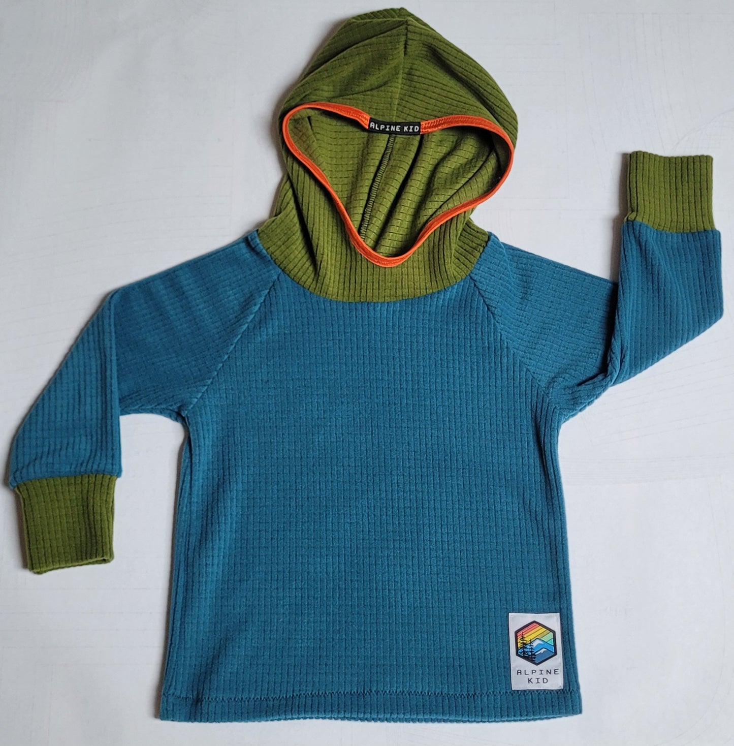 Custom Micro Grid Fleece Hoodie