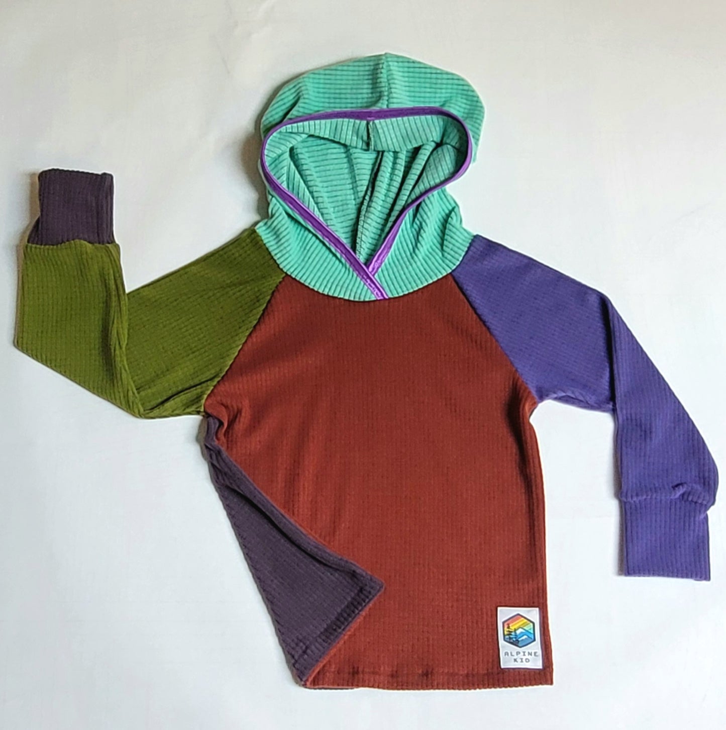 Custom Micro Grid Fleece Hoodie