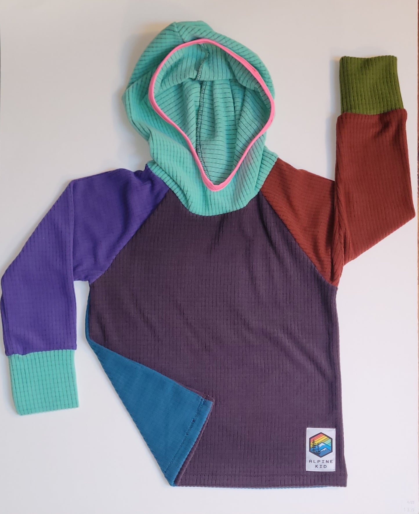 Custom Micro Grid Fleece Hoodie