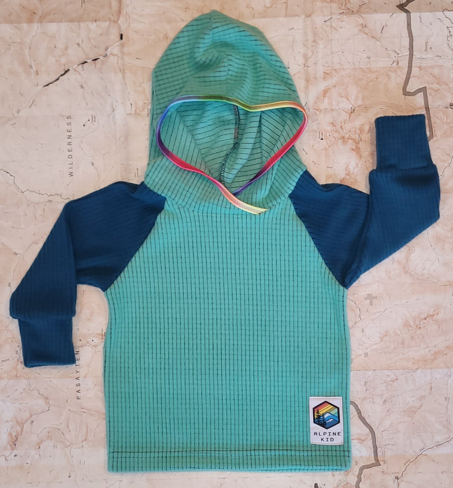 Custom Micro Grid Fleece Hoodie