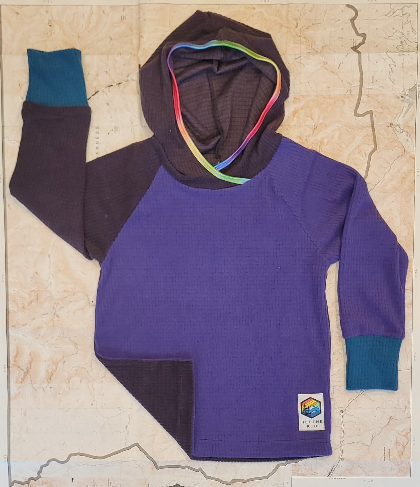 Custom Micro Grid Fleece Hoodie