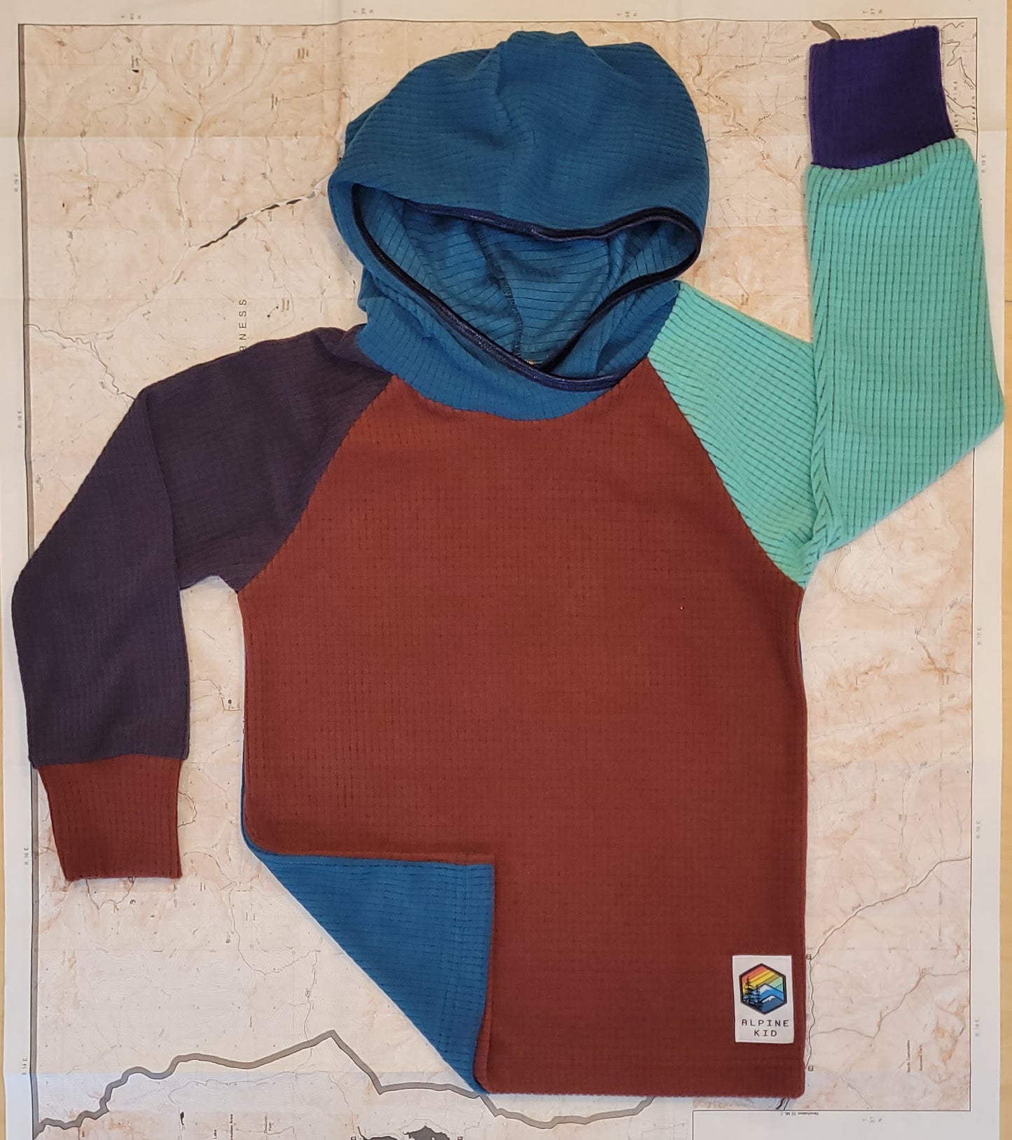 Custom Micro Grid Fleece Hoodie