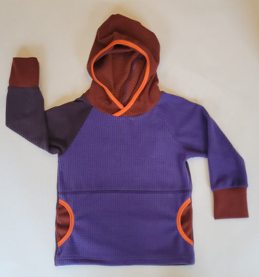 Custom Micro Grid Fleece Hoodie